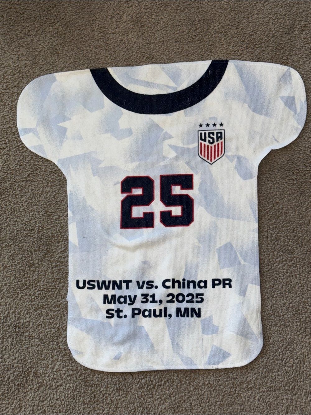 USA Soccer Towel — USWNT vs. China Match Day